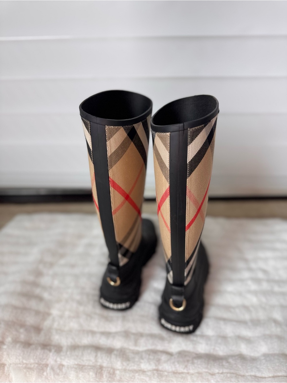 Burberry Over-Calf Rain Boots